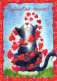 GATO GATITO Animales Vintage Tarjeta Postal CPSM #PBQ913.ES - Cats
