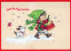 Feliz Año Navidad NIÑOS Vintage Tarjeta Postal CPSM #PBM211.ES - Neujahr
