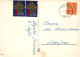 PAPÁ NOEL Feliz Año Navidad Vintage Tarjeta Postal CPSM #PBL445.ES - Santa Claus