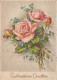 FLORES Vintage Tarjeta Postal CPSM #PAR867.ES - Fleurs