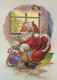 PAPÁ NOEL NAVIDAD Fiesta Vintage Tarjeta Postal CPSM #PAK170.ES - Santa Claus