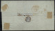 ASI - 1852 - STATO PONTIFICIO N. 2 Lettere , Con Una Coppia Del Francobollo Da 3 Bay Bistro .  Catalogo Sassone N. 4 - Kerkelijke Staten
