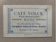 Nota Recu Mainz 1890 189... Café VOLCK Wein Restaurant Küche Diner - 1800 – 1899