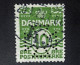 Denmark - Danemark 1930 - ( Wave 10 Ore ) Perfin - Lochung ' Cross ' Aarhu - Det Forenede Dampskibsselskab A/S Cancelled - Oblitérés