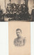 Carte Photo Groupe Soldats Louis Guillon En Bas à Droite Classe 1911 Eleves Capeaux  Photo De 1919 Médaille Fourragére - Fotos
