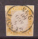 (Fb).Italia.A.Stati.Sardegna.1860.-80c Giallo Arancio Chiaro,annullo Di Genova (7-24) - Sardegna