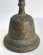 Delcampe - Authentique Cloche Rituelle à Prières, Monastère, Sanctuaire.  Manche En Forme De Dordjé - Tibet, Début 20ème Siècle - Bells