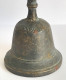 Delcampe - Authentique Cloche Rituelle à Prières, Monastère, Sanctuaire.  Manche En Forme De Dordjé - Tibet, Début 20ème Siècle - Bells