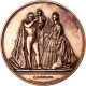 France, Médaille, Napoléon III, Baptème Du Prince Impérial, 1861, Cuivre - Other & Unclassified