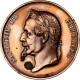 France, Médaille, Napoléon Ier, La Ville De Rouen, 1865, Cuivre, Dubois.A - Other & Unclassified