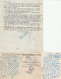 Lettre Gendarne Merlin Fort De France Flamme RF ( FM ) Cachet En Bleu 4.3.46 Lettre C Postale Mini Photo Général Cotten - Covers & Documents