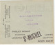 Postal Cheque Cover Belgium 1936 Traffic Safety - Gummed Strip Machine - Wallpaper - Cigar  - Autres & Non Classés