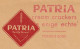 Meter Cover Netherlands 1966 Patria Cracker - Biscuit - Amsterdam - Food