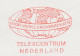Meter Cut Netherlands 1988 Telex Center - Globe - Telekom