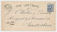 Env.G. 1 Part. Bedrukt Amsterdam 1883 Busligting - Hof Apotheek - Briefe U. Dokumente