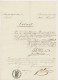 Fiscaal / Revenue - Droogstempel 50 C. - Meppel 1851 - Fiscale Zegels