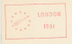 Meter Card GB / UK 1961 European Spaceflight Symposium - Sterrenkunde