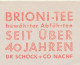 Meter Cover Germany 1964 Tea - Brioni - Sonstige & Ohne Zuordnung