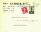 (01) Belgique  N° 522 + 428 Sur Enveloppe écrite De Bruxelles Vers Lausanne Suisse - Brieven En Documenten