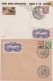 Cérès De Mazelin, 1 Carte  Obl: Journée De L'air 30/6/46 à Strasbourg + Enveloppe Expo Philatélique. Collection BERCK. - 1945-47 Cérès Van Mazelin