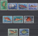 Yugoslavia - Set Of 9 - Adriatic Sea Fauna - Mi 795~803 - 1956 - MNH - Neufs