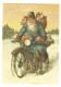 SANTA DRIVES A MOTORCYCLE - FINLAND - - Santa Claus