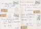 36959# LOT 12 LETTRES FRANCHISE PARTIELLE RECOMMANDE Obl DISTROFF MOSELLE 1967 1968 Pour METZ 57 - Covers & Documents