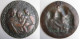 Applique En Bronze Madonna Dell Seggiola - La Vierge à La Chaise – Signée RAFFAELLO, D'après Le Peintre Raphael - Andere & Zonder Classificatie
