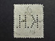 Denmark - Danemark 1913 - ( Christian X ) Perfin - Lochung  K.H. - A/S Kjobenhavns Handelsbank - Cancelled - Oblitérés