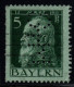 Bavaria Bayern Perfin Stamp STM - Used