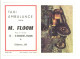 Petit Calendrier 1968, Taxi Ambulance M. Floom, Saint Rambert D'Albon ( Automobile Delage 1906 ) - Formato Piccolo : 1961-70
