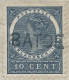 HOLLAND-NETHERLANDS-Dutch Indies1902-1906 Queen Wilhelmina Type'Veth,10C Violet On Paper Fragment,overprint(BATOE) Rare! - Indie Olandesi