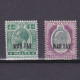 MALTA 1917, SG #92-93, War Tax Stamps, MH - Malta (...-1964)