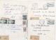 36969# LOT 22 LETTRES FRANCHISE PARTIELLE RECOMMANDE Obl FAULQUEMONT MOSELLE 1967 1968 Pour METZ 57 - Lettres & Documents