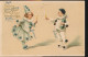 LOVING NEW YEAR  GREETINGS  RELIEF      2 SCANS - Nouvel An