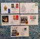 Delcampe - 5 FDC Allemagne Munich JO 72 Berlin Bonn Timbre N° 614 Et 615, 572 Et 573, 689, 407 Et 408, 371 A - Other & Unclassified