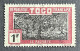 FRTG0141U1 - Agriculture - Oil Palm Plantation - 1 F Used Stamp - French Togo - 1924 - Usati