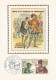 3 FDC Carte 1 Jour 1969 N° 1616 1617 1618 Luxe Soie Louis XI Charles Le Téméraire Henri IV Chevalier Bayard - Luxury Proofs