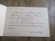 CHATEAU DAUZAC  MARGAUX 1887 FAIRE PART INVITATION DAVID BARIADOLY - Autres & Non Classés