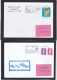 Delcampe - PORTE-AVION  CLEMENCEAU 4 CARTES POSTALES AYANT VOYAGEES + 15 ENVELOPPES - Commemorative Postmarks