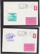 Delcampe - PORTE-AVION  CLEMENCEAU 4 CARTES POSTALES AYANT VOYAGEES + 15 ENVELOPPES - Commemorative Postmarks
