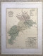 Carte De La Haute Garonne / Gravure Originale / Circa 1880 : 37 Cm X 28 Cm - Landkarten