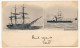 CPA - ETATS UNIS - U.S.S. "Portsmouth" - U.S  Torpedo Boat "Stiletto" - Warships