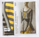 Delcampe - GREECE Cover Registered LABEL 2022 Postcard Athens Acropolis Costume TEXTILE Villager Moliere 2023 Petraki Monastery - Briefe U. Dokumente