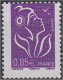 Marianne De Lamouche N° 3968 Violet Rouge 0,85 Euro Neuf ** Variété Piquage Décalé Scan Recto/verso - 2004-2008 Marianne Van Lamouche