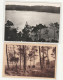 22 DEPT 40 : Lot De Deux Cartes D'Hossegor Le Lac Vu De Super Hossegor & La Foret En Bordure Du Lac - Hossegor