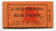 Jeton-carton De Nécessité - Bon Prime "La Ruche Méridionale" à Agen - Pub "Chocolat Poulain" à Blois - Notgeld