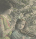 ENFANTS - LITTLE GIRL - MAEDCHEN - Jolie Carte Fantaisie Portrait Fillette Jouant Du Violon Et Femme "Joyeux Noël" - Autres & Non Classés