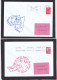 BATIMENT MISTRAL " L9013" LOT DE 23 ENVELOPPES AYANT VOYAGEES (VOIR SCANS) +1 C.P. - Commemorative Postmarks