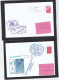 Delcampe - BATIMENT MISTRAL " L9013" LOT DE 23 ENVELOPPES AYANT VOYAGEES (VOIR SCANS) +1 C.P. - Commemorative Postmarks